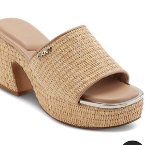 Dkny Women's Desirae Slip-On Espadrille Platform Sandals 6.5
